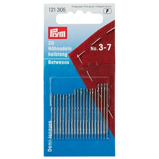 Jehly na ruční šití, č. 7, 0,70x38mm, 20ks                                                                                                                                                                                                                