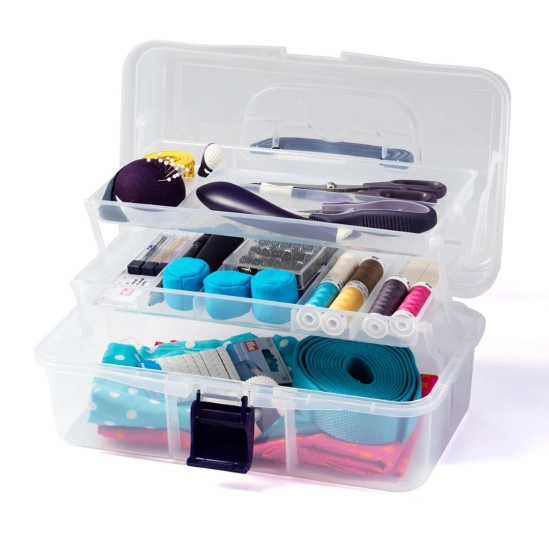 box na šití průhledný                                                                                                                                                                                                                                     